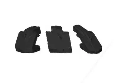 ผ้าห่อศพแบบถอดได้ Liebherr กว้าง 410 มม. 11110134 11110136 11110135